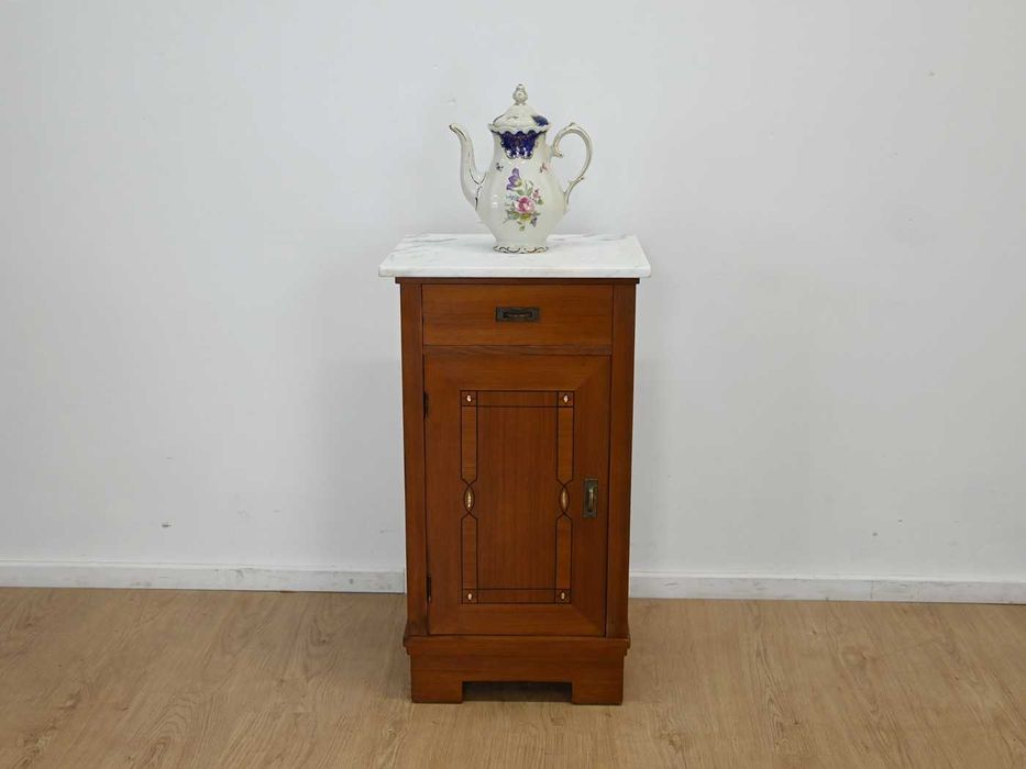 szafka nocna lewa z intarsjami 011308