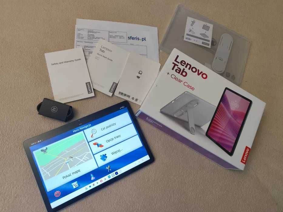 Lenovo Tab Helio G85 10.1 4/128 LTE SiM + aplikacje navi
