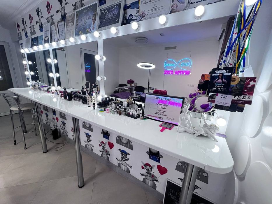 Зеркало для візажиста, бровиста, гримерне місце