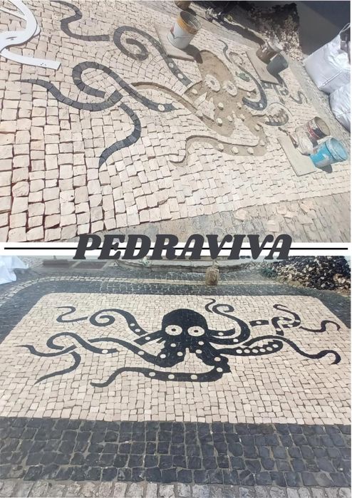 PEDRAVIVA Calçada e muros rusticos