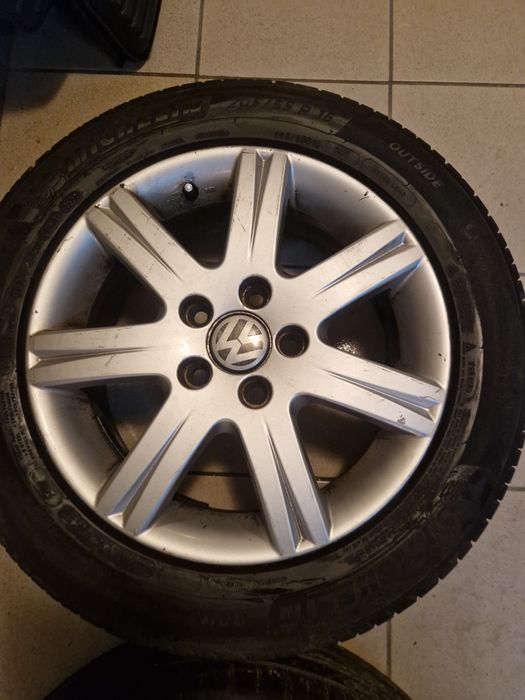 Alufelgi Vw 5x 112 z oponami MICHELIN  16"  lato uzywane