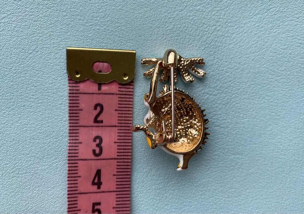 брошка їжачок, ежик в тумане