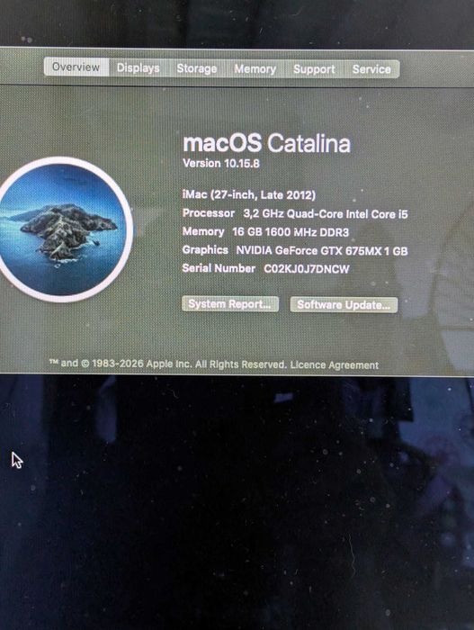 Apple iMac 27" - Processador intel i5 3,2Ghz Quad-Core - 16GB RAM