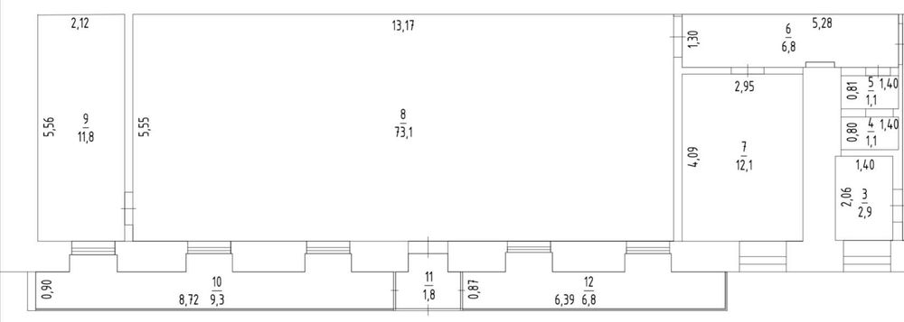 Оренда приміщення вільного призначення в Центрі