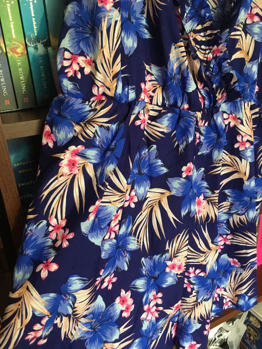 Niebieski kombinezon plażowy New Look L