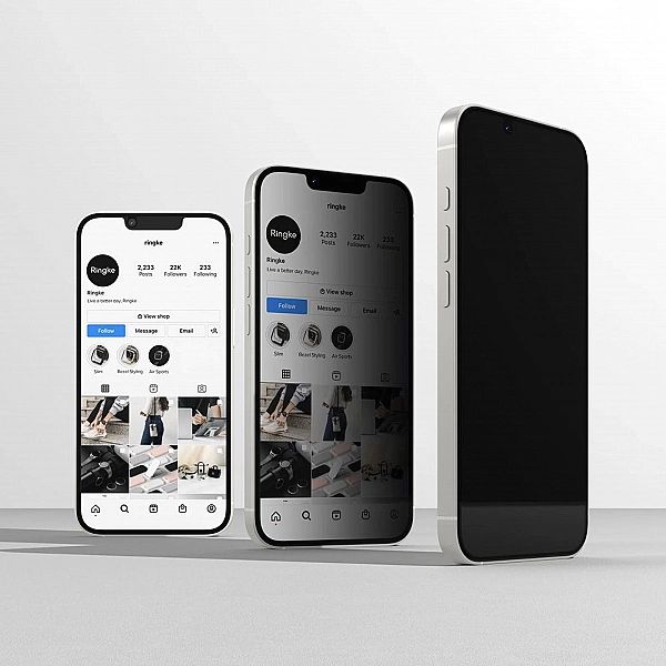 Szkło prywatyzujące Ringke Easy Slide 2-pack na iPhone 13 / 13 Pro / 1