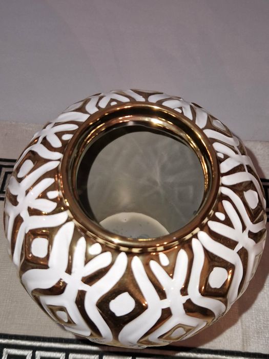 Pote decorativo com tampa