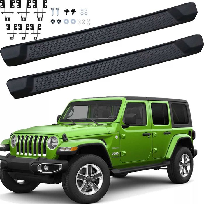 Пороги підніжки   замки капота 07-24 Jeep Wrangler JK JL Gladiator