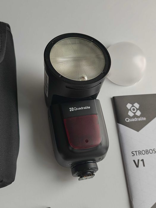 Lampa błyskowa Quadralite Stroboss V1 + kopuła -mocowanie Sony -KRAKÓW