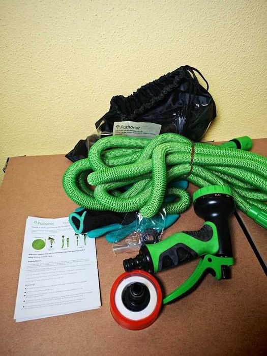 Mangueira de Jardim Extensível até 18M com Pistola (Nova)