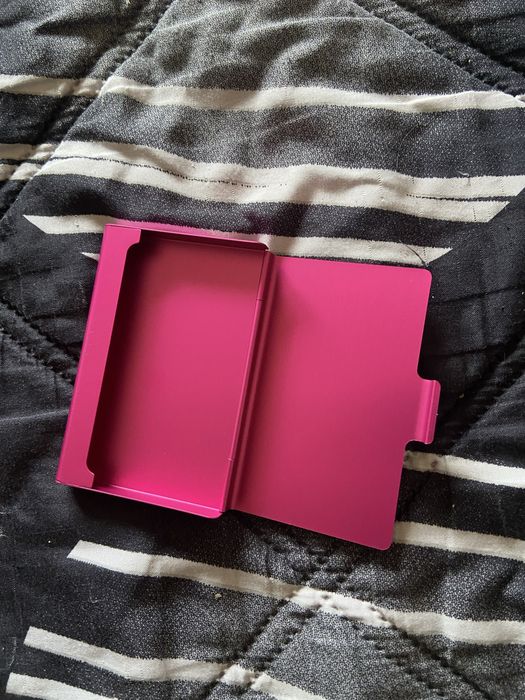 Portas cartões de metal cor rosa ( Portes gratis )