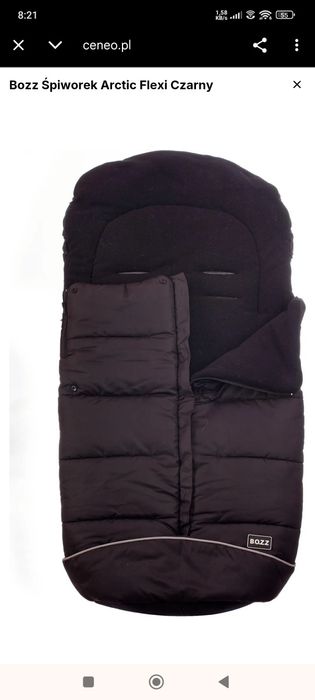 Śpiworek BOZZ do wózka na sanki