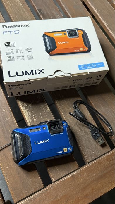 Aparat Panasonic Lumix DMC-FT5 Wodoodporny / GPS + pudełko (Brak baterii)