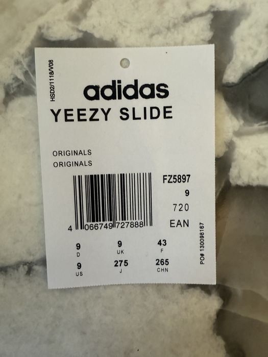 Yeezy slide bone 43