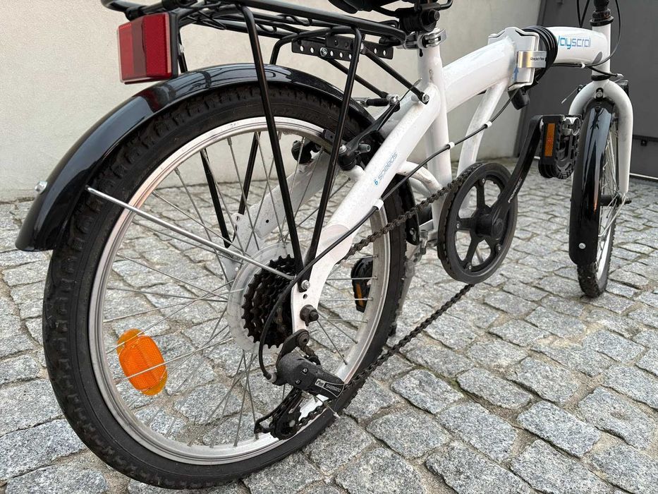 Bicicleta dobrável Wayscral 6 velocidades - como nova