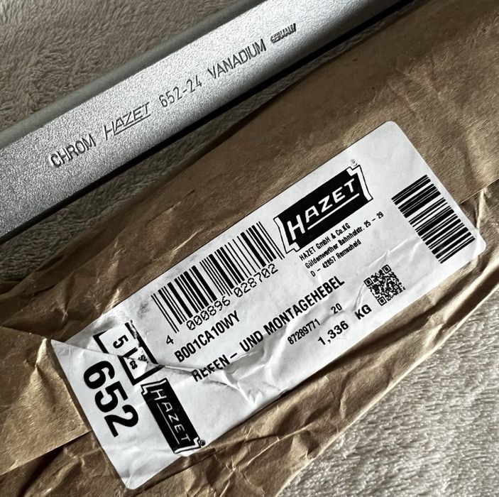 Łom montażowy CHROM HAZET 652-24