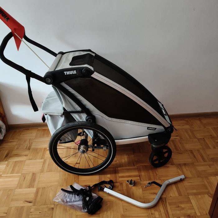 wózek  thule cross przyczepka