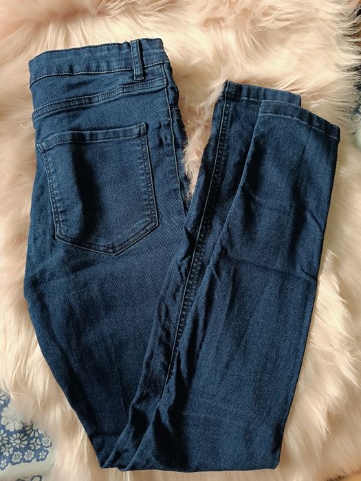 Granatowe skinny