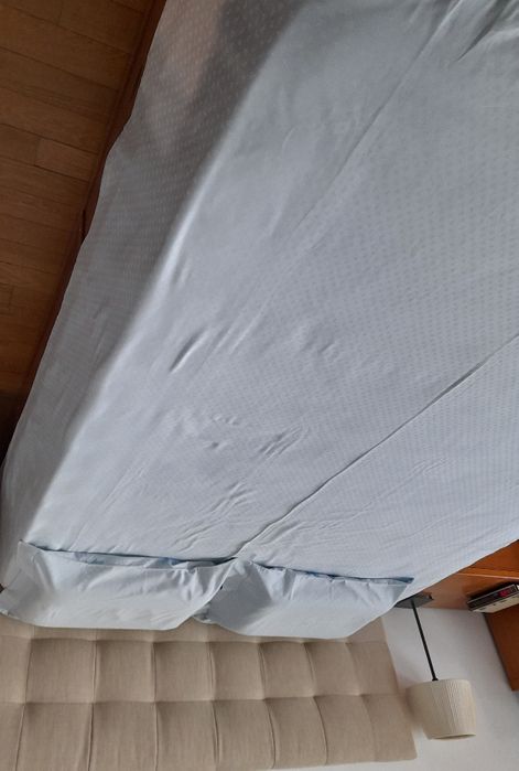 Capa edredão dupla face algodão acetinado 1,95 m x 1,95 m+2 almofadas