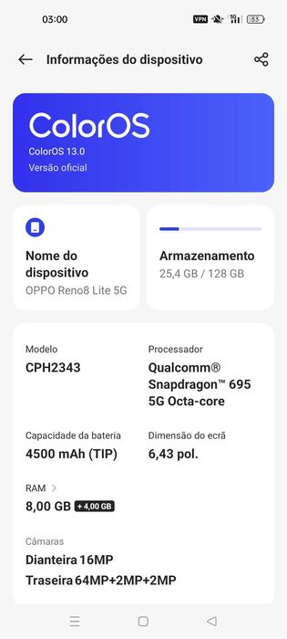 OPPO Reno 8 lite 5G dual sim