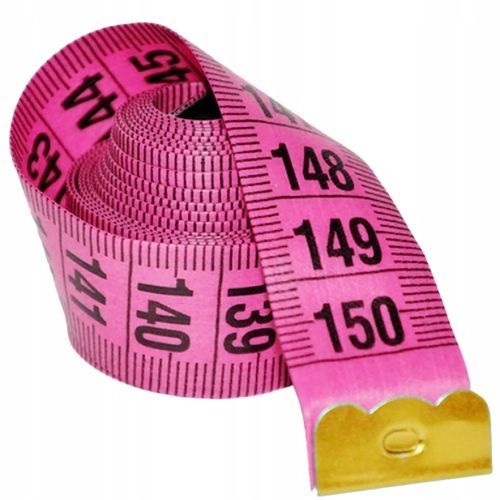 Metr krawiecki 150cm centymetr miara miarka krawiecka dwustronna