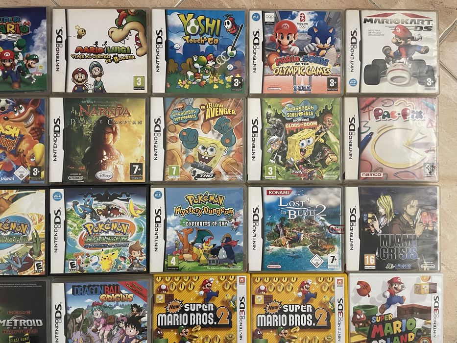 Jogos Nintendo DS e 3DS