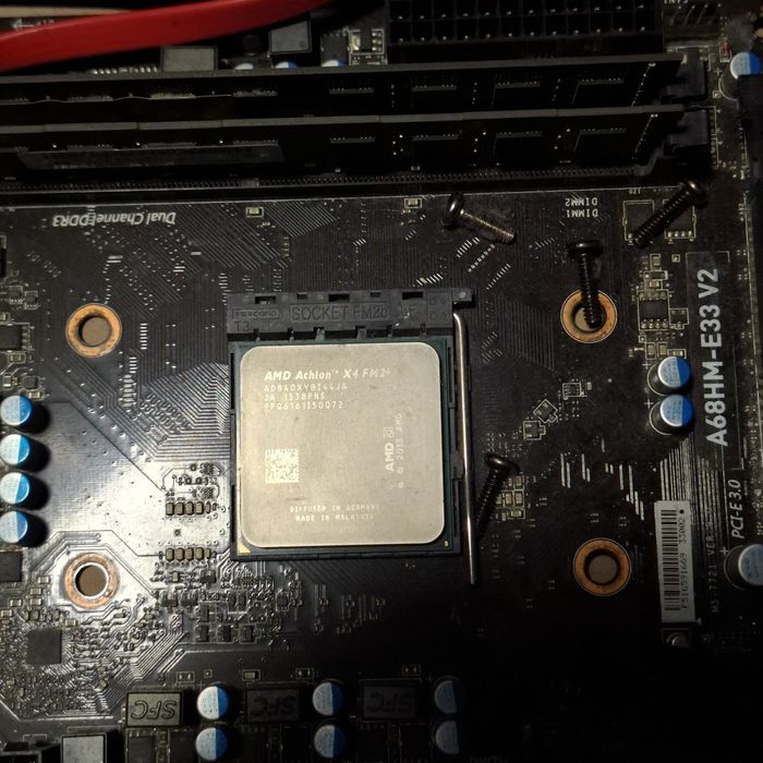 комплект материнская плата + ссд + процессор кулер