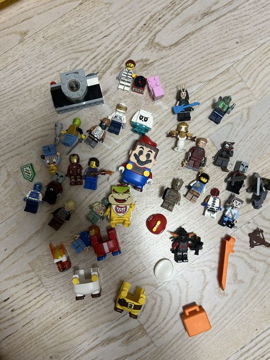 LEGO великий змішаний лот 6 кг: City, Minecraft, Marvel, Star Wars, Creator, Super Mario