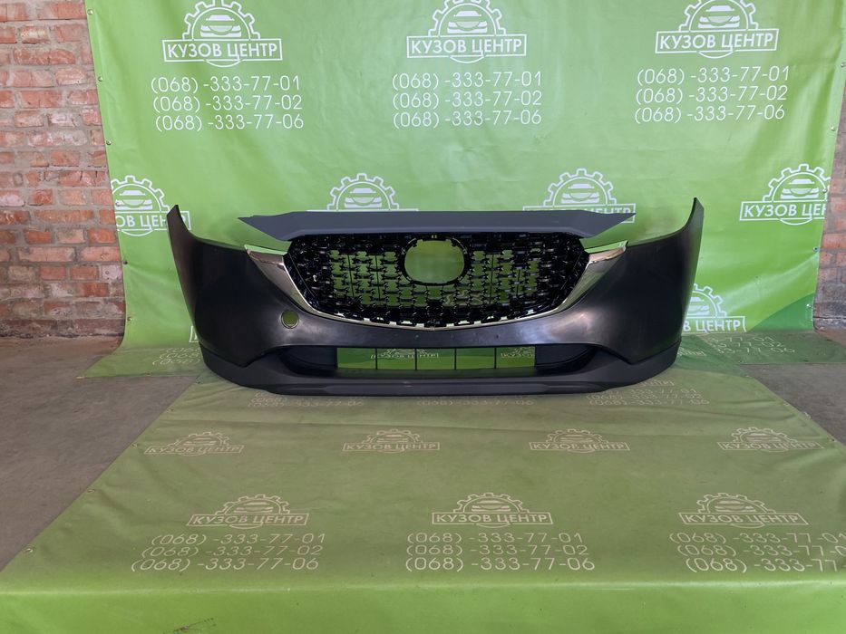 Передній бампер mazda cx-5 2022 2023 2024 решітка решетка передний