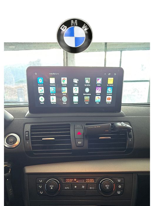 Tela Android 14 com GPS BMW E81 E82 E87 E88 + Idrive incluido