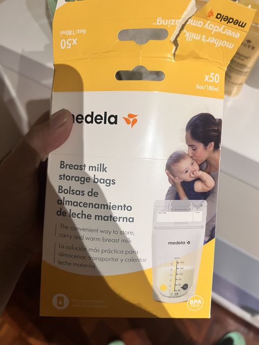 144 sacos de congelacao medela +20