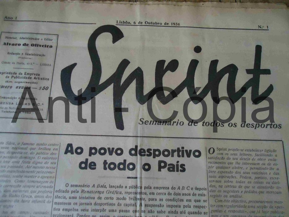 Jornais n.º 1 - 1906 a 1942