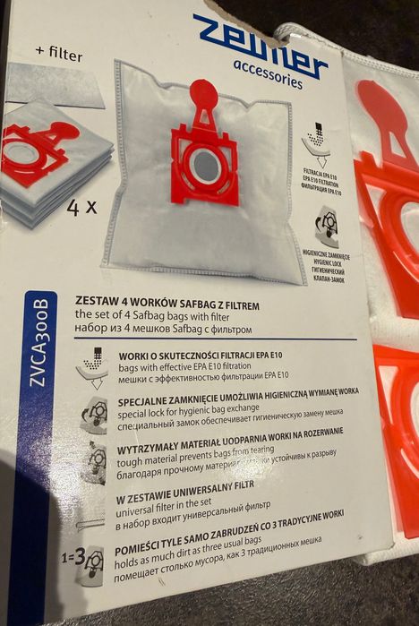 Worki safbag do Zelmer Magnat Jupiter Solaris ZVCA300B oryginalne