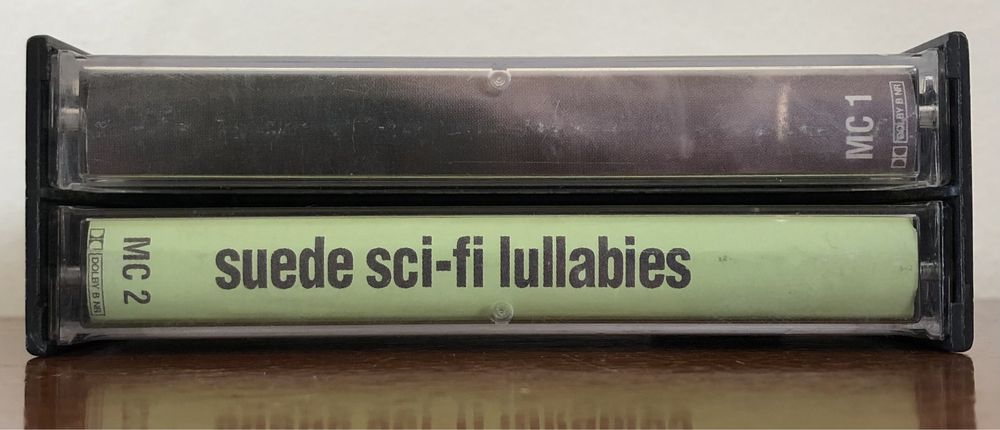 UNIKAT! Oryginalny album SUEDE Sci-Fi Lullabies 2x kaseta magnetofon !