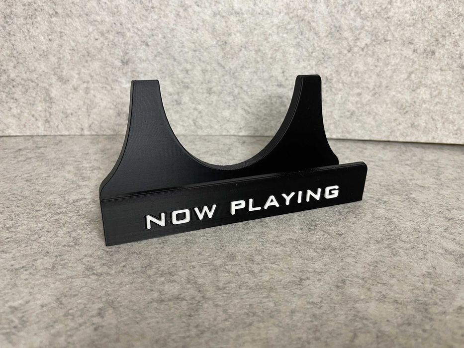 Stojak podstawka na gre "Now Playing" czarny