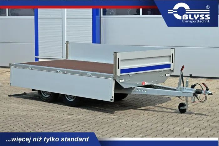 Blyss VECTOR I  Przyczepa towarowa, VECTOR, DMC 2700, platforma, 2 osie, hamowana, Uli