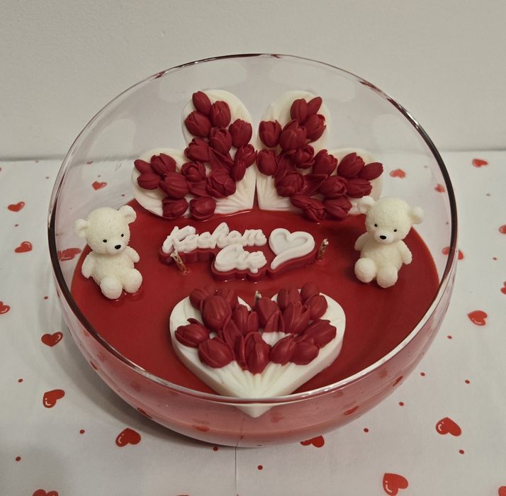 Świeca sojowa o zapachu orchidea