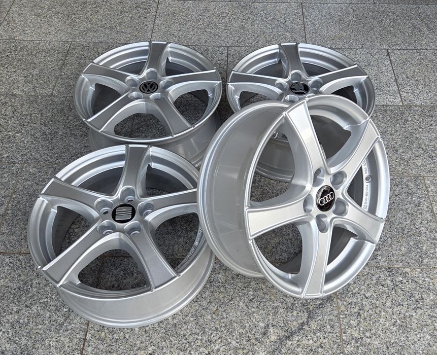 Alufelgi 16 5x112 Audi VW Skoda Seat Nowe #24