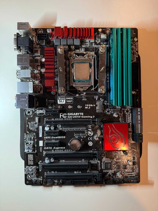 i7‑4790K + GA‑Z97X‑Gaming 3 + 32 GB DDR3 (4×8) – sprawne