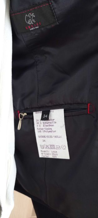 Nowy żakiet marynarka Greiff 44% wełna r. XS / 34