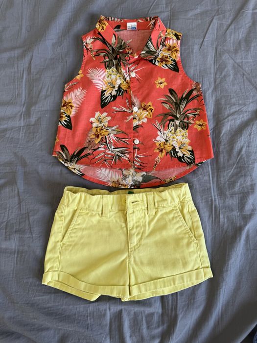Komplet kamizelka i szorty United Colors of Benetton