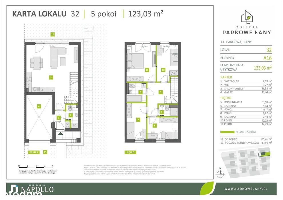 5-pokojowy dom 123m2 + ogródek Bez Prowizji