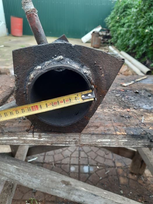 Боллер на дымоход,  теплообменник.