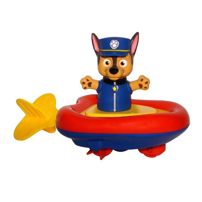 Іграшка Щенячий патруль для ванної Paw Patrol Гонщик заводний човник