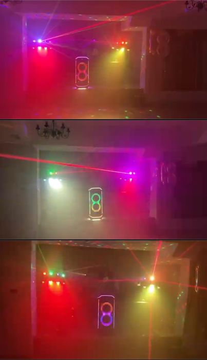 Nagłośnienie: JBL PartyBox 1000, oświetlenie, dymiarka - wynajem