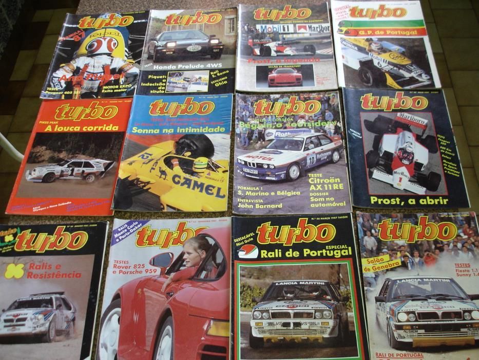 Revista Turbo - Anos 1981 a 1992 completos