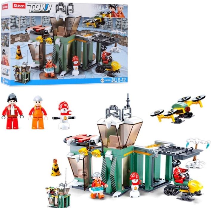 Конструктор SLUBAN M38-B0953 Арктическая база 251 дет