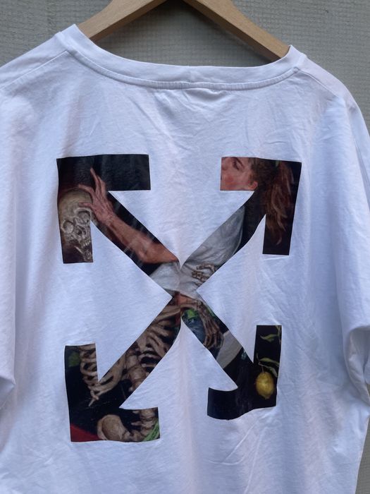Off White Tshirt vintage y2k Koszulka boxy swag opium