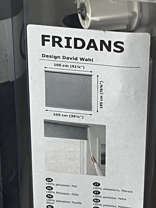 Estores Blackout Opacos Ikea Fridans