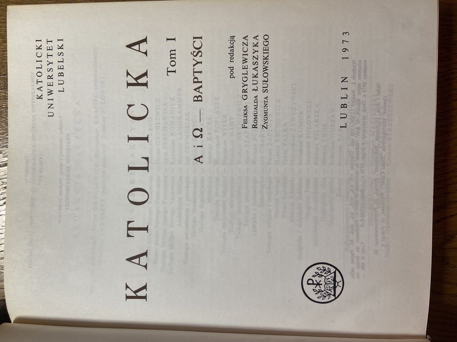 Encyklopedia Katolicka 20 tomów